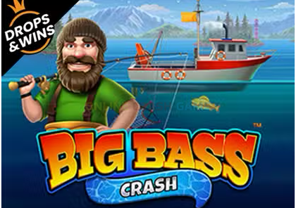 Big Bass Crash - crash spil, hvor du presser fisk ud med et net