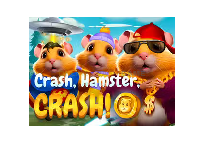 Crash, Hamster, Crash - crash game with a potential win multiplier of x5000