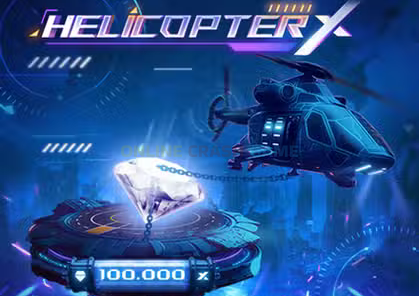 HelicopterX - helicopter-themed crash game with x50 win multiplier potential