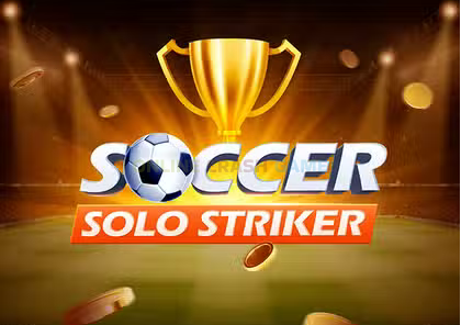 Soccer Solo Striker - crash game on a football theme with a potential win multiplier of x192