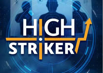 High Striker - krasjspill med en potensiell gevinstmultiplikator på x1000